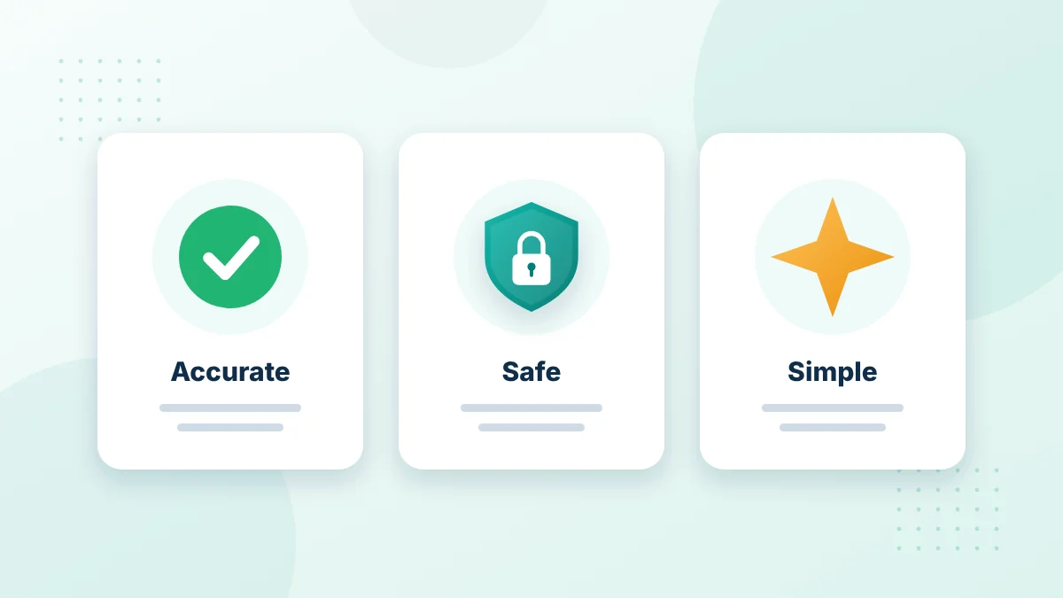 About us values: accurate, safe and simple router information