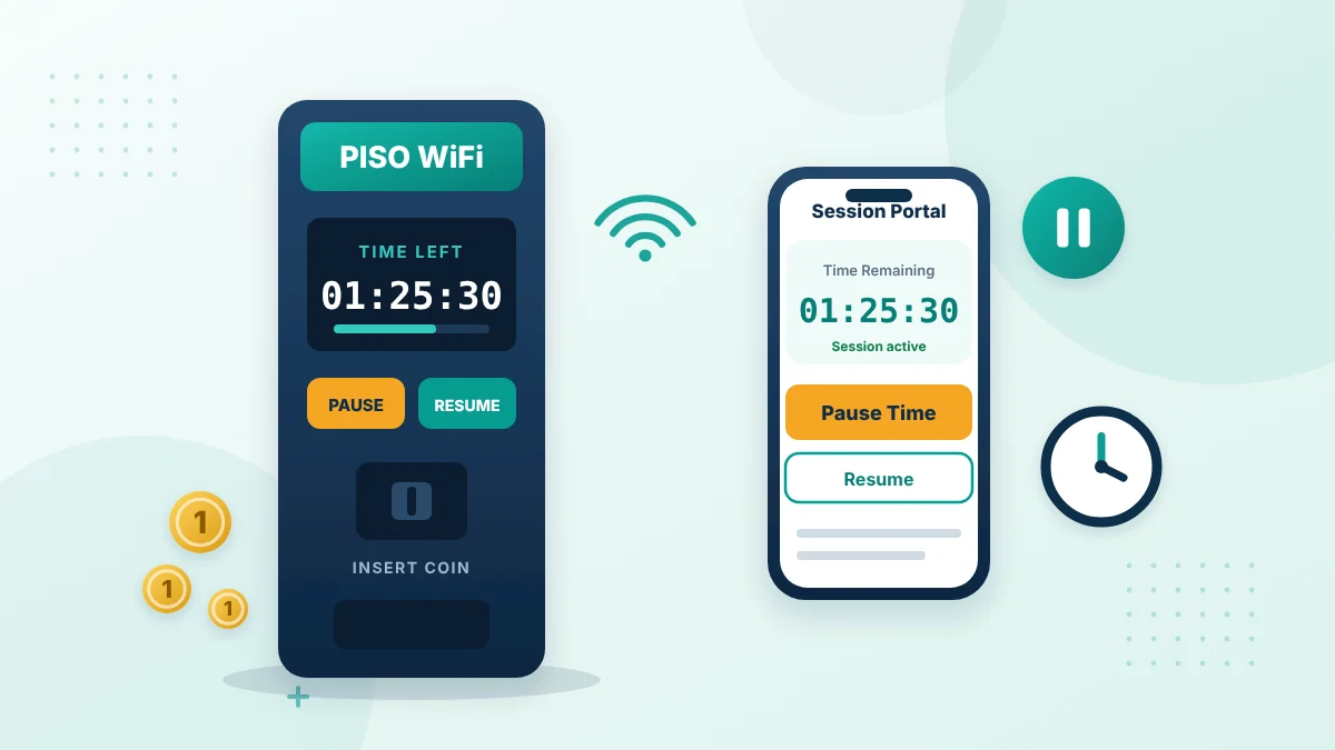 Piso WiFi Pause Time on the 10.0.0.1 admin login portal and vendo machine