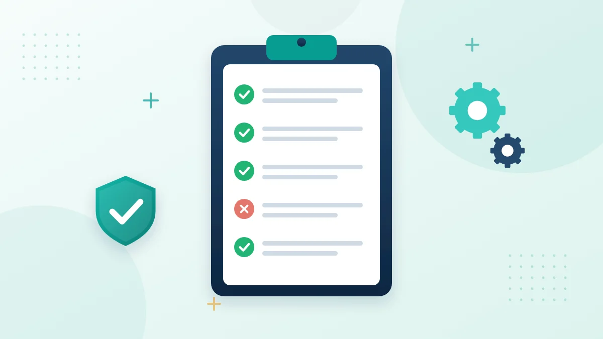 Terms and conditions acceptable use checklist